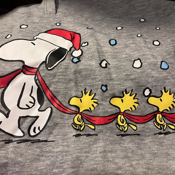 Peanuts Pants - Snoopy Christmas Grey Sweatpants